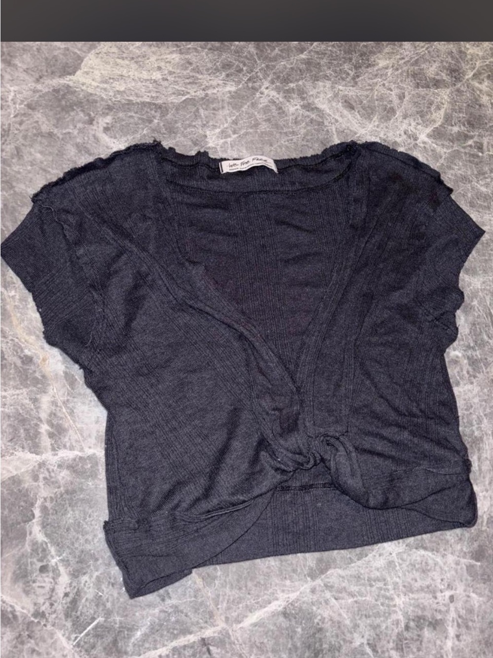 Free People grey top in a medium